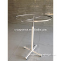 Adjustable round apparel display rack for fashion shop fitting,custom metal store fixtures